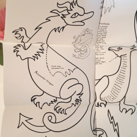 Dragon Quilt Pattern & Instructions New - Picture 4 of 10
